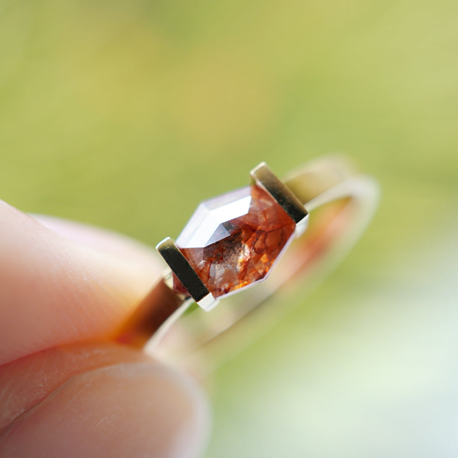 NATURAL DIAMOND RING #3121