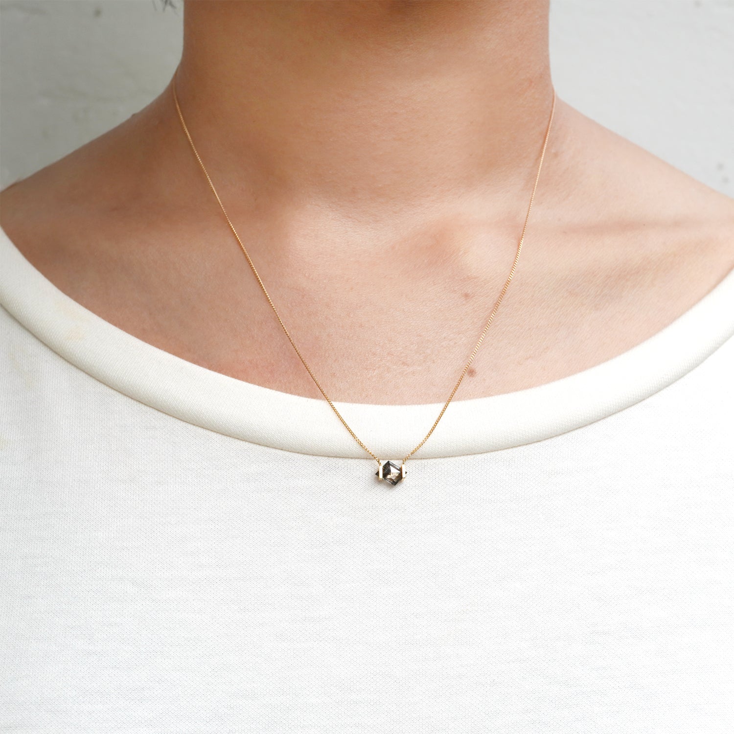 NATURAL DIAMOND NECKLACE #3119