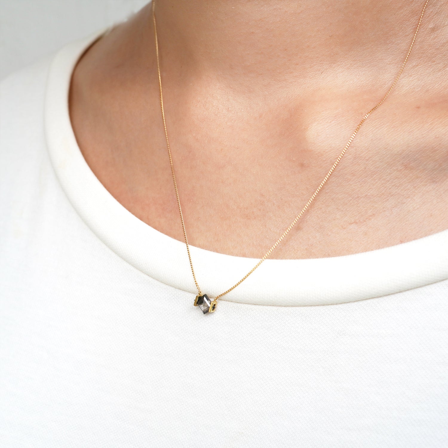 NATURAL DIAMOND NECKLACE #3119