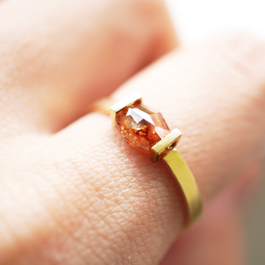 NATURAL DIAMOND RING #3121