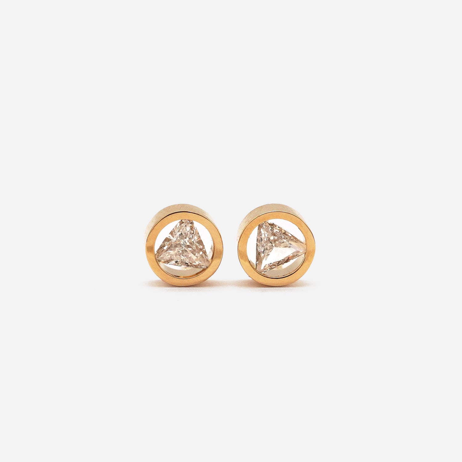 POSITION EARRING 0.22ct #3208_januka jewelry