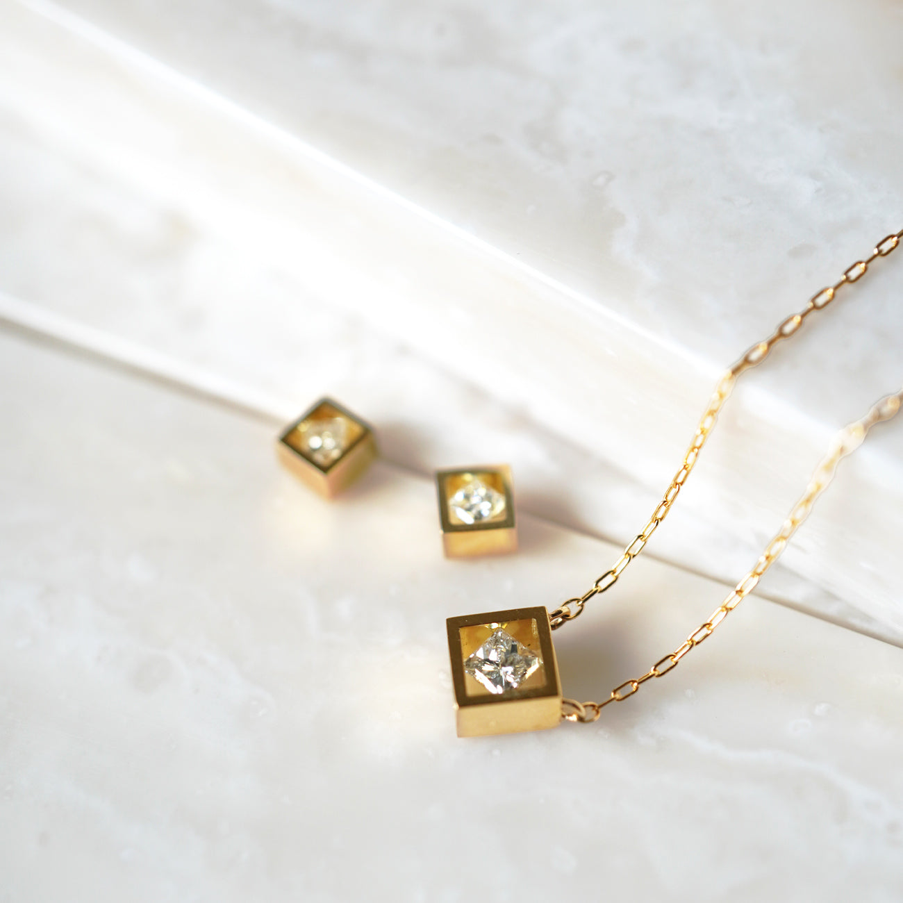 POSITION NECKLACE 0.12ct #3533