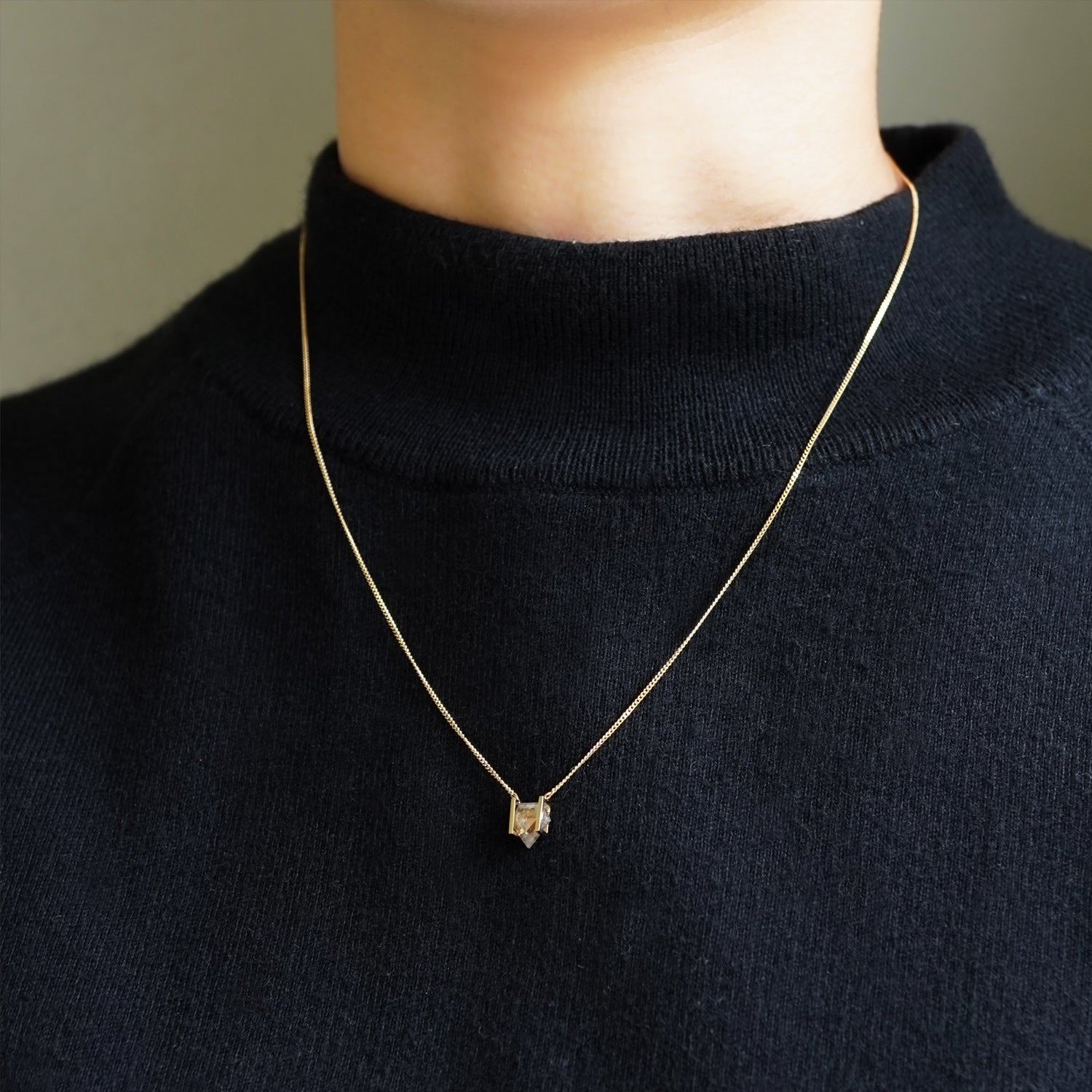 NATURAL DIAMOND NECKLACE 1.07ct #2959