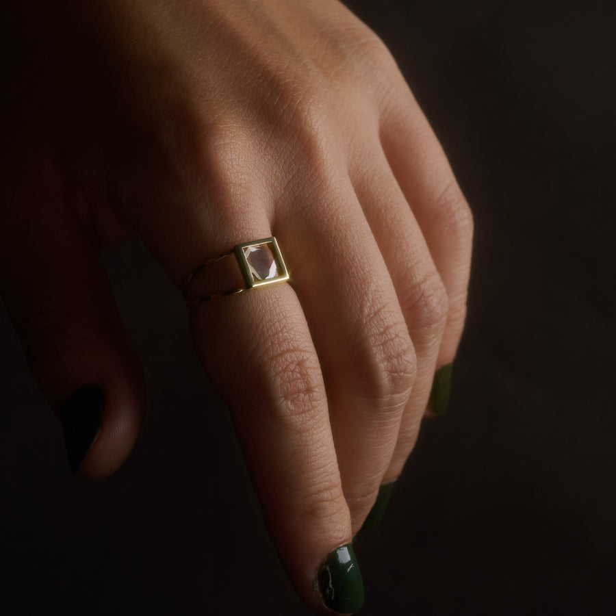 FRAME DIAMOND RING#3932