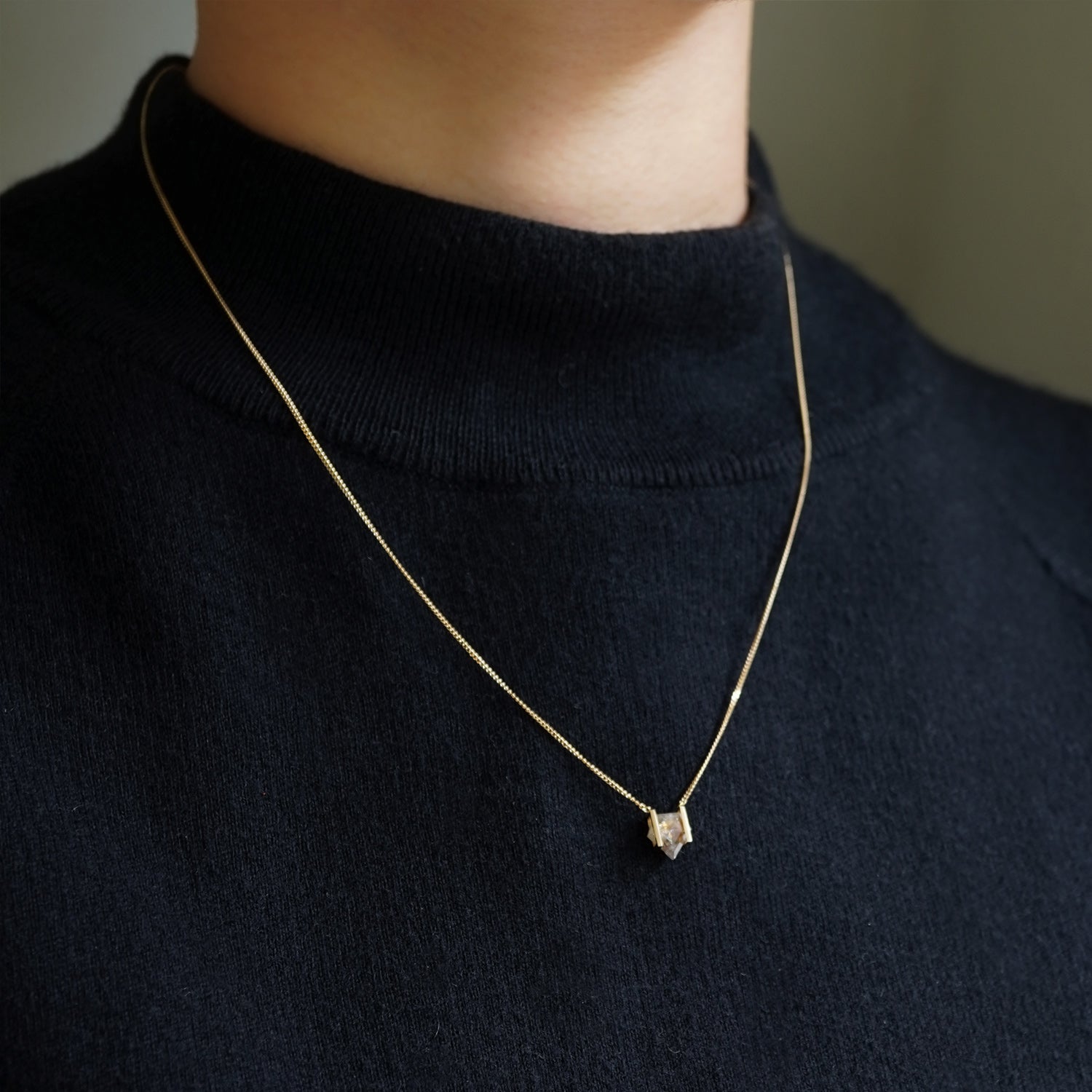 NATURAL DIAMOND NECKLACE 1.07ct #2959