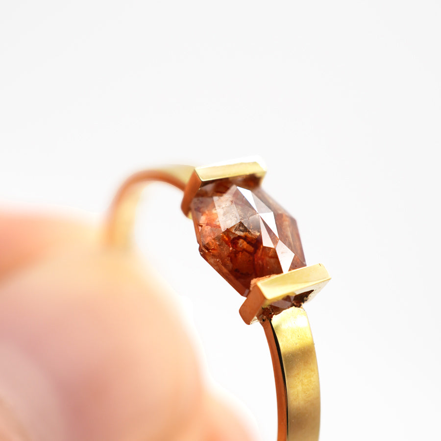 NATURAL DIAMOND RING #3121