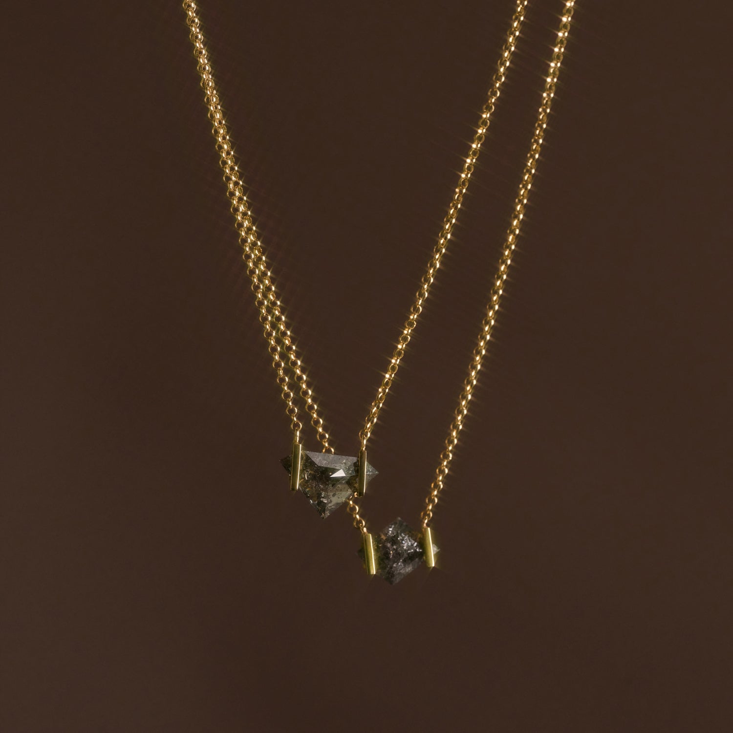 NATURAL DIAMOND NECKLACE #3285