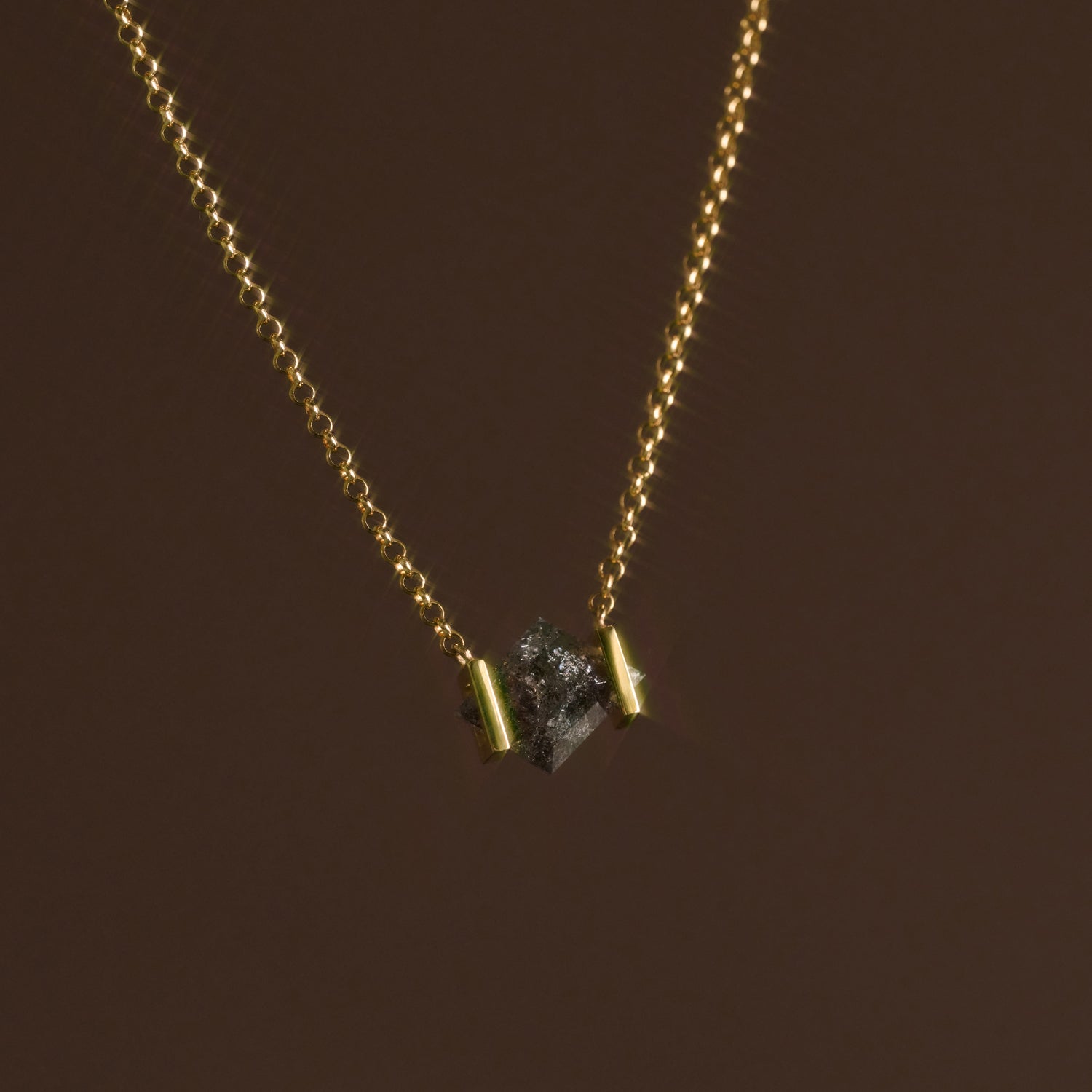 NATURAL DIAMOND NECKLACE #3507