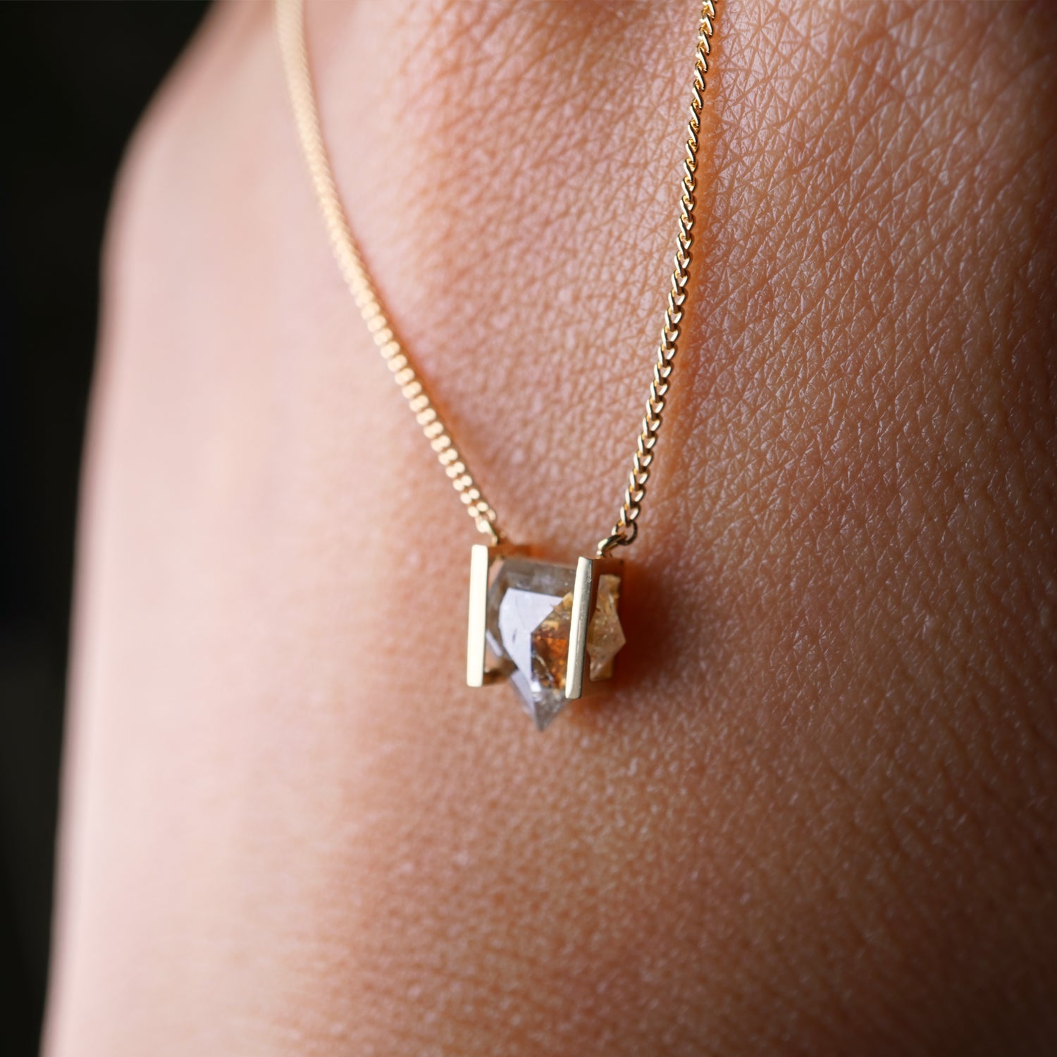 NATURAL DIAMOND NECKLACE 1.07ct #2959