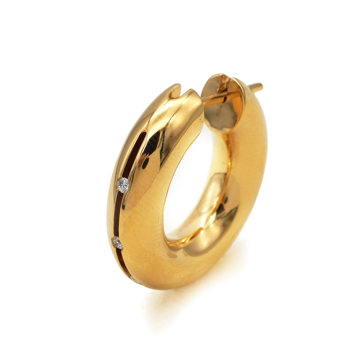 HOLLOW EARRING 03 SV/G