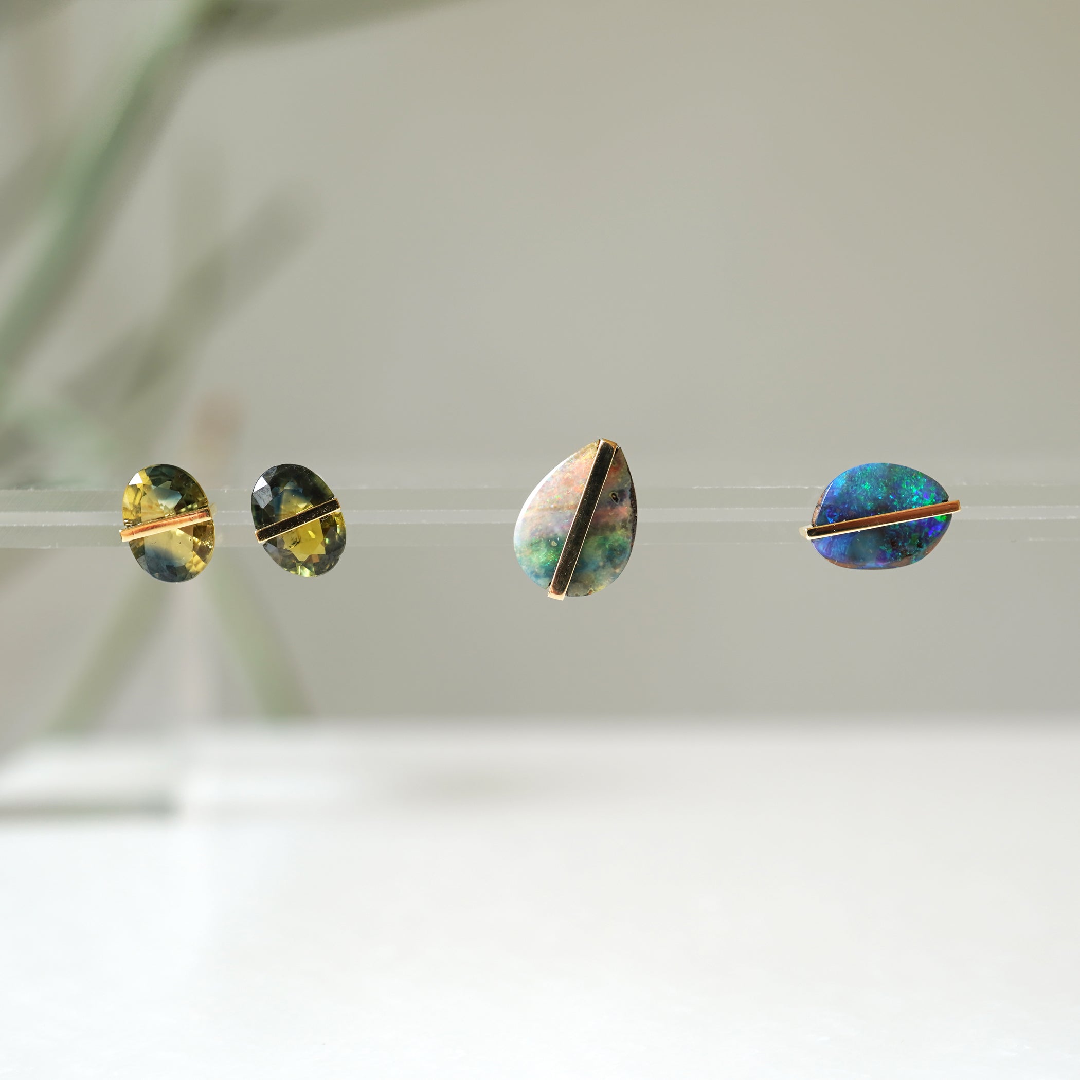 BAND EARRING BOULDERT OPAL #3838