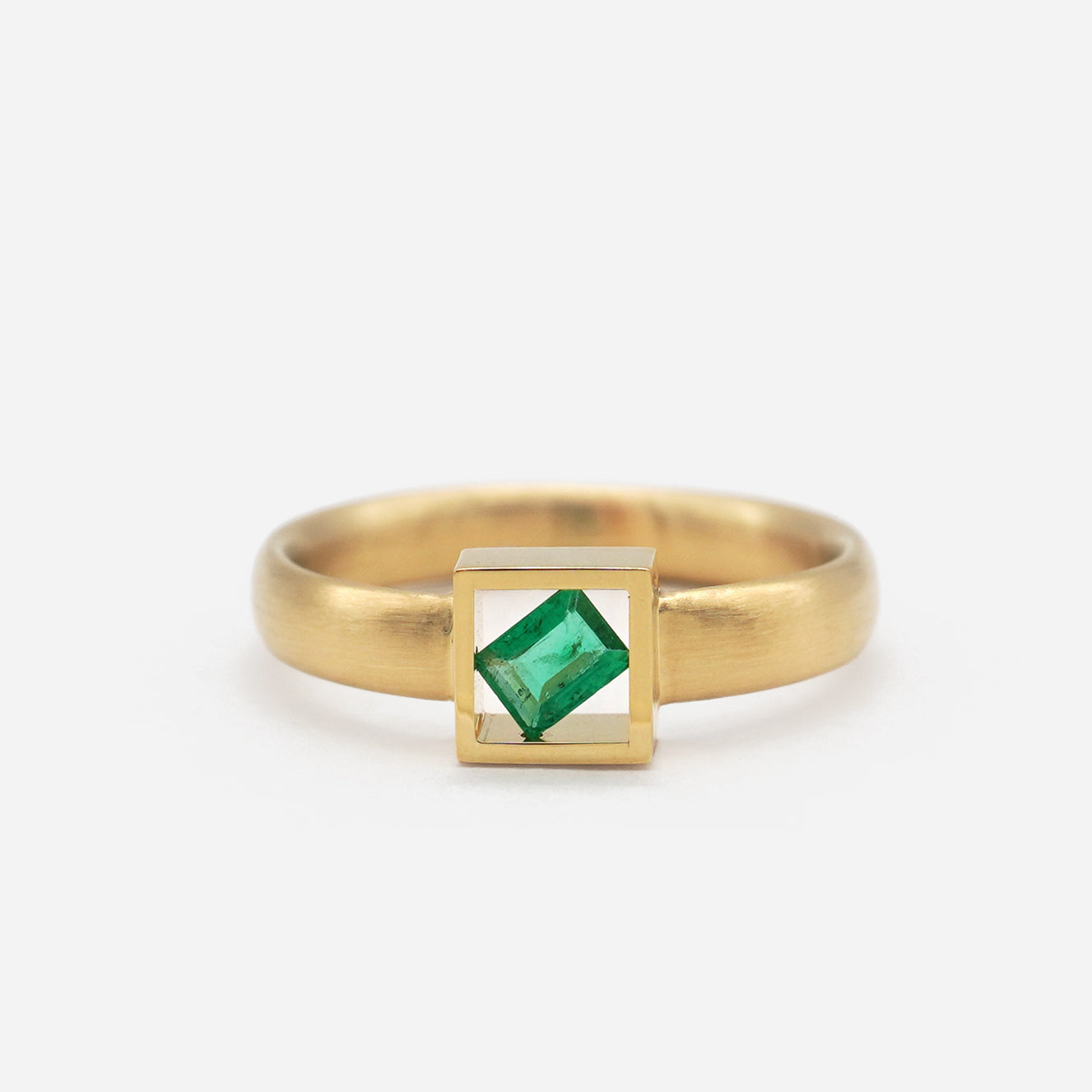 POSITION RING EMERALD #3738