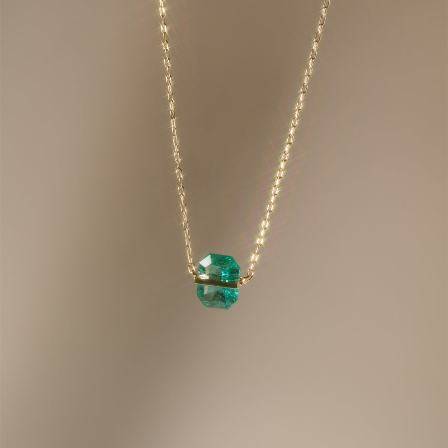 BAND NECKLACE EMERALD #4045