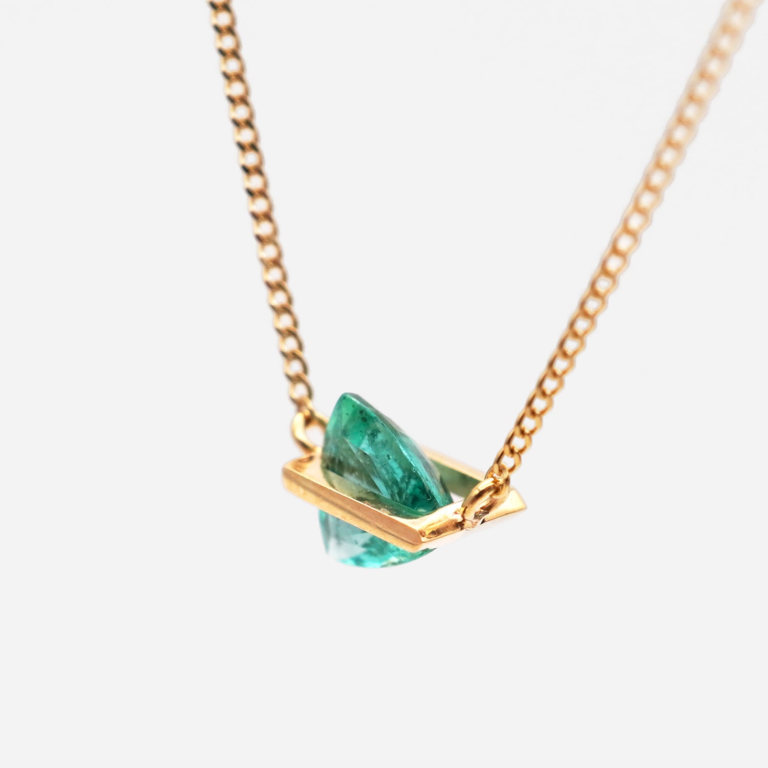 BAND NECKLACE EMERALD #3958