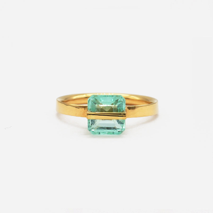 BAND RING EMERALD #2892