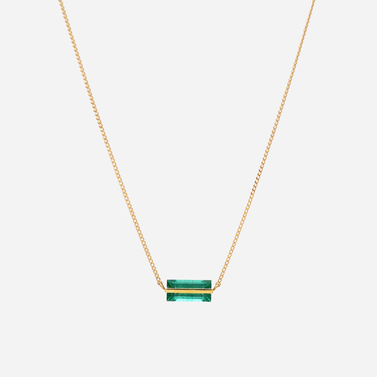 BAND NECKLACE EMERALD #3846