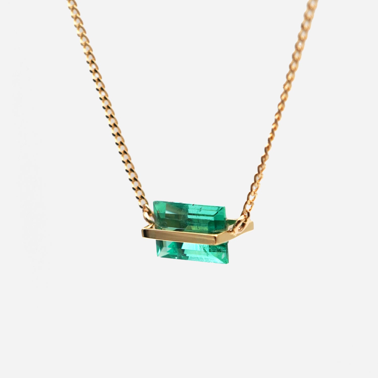 BAND NECKLACE EMERALD #3793