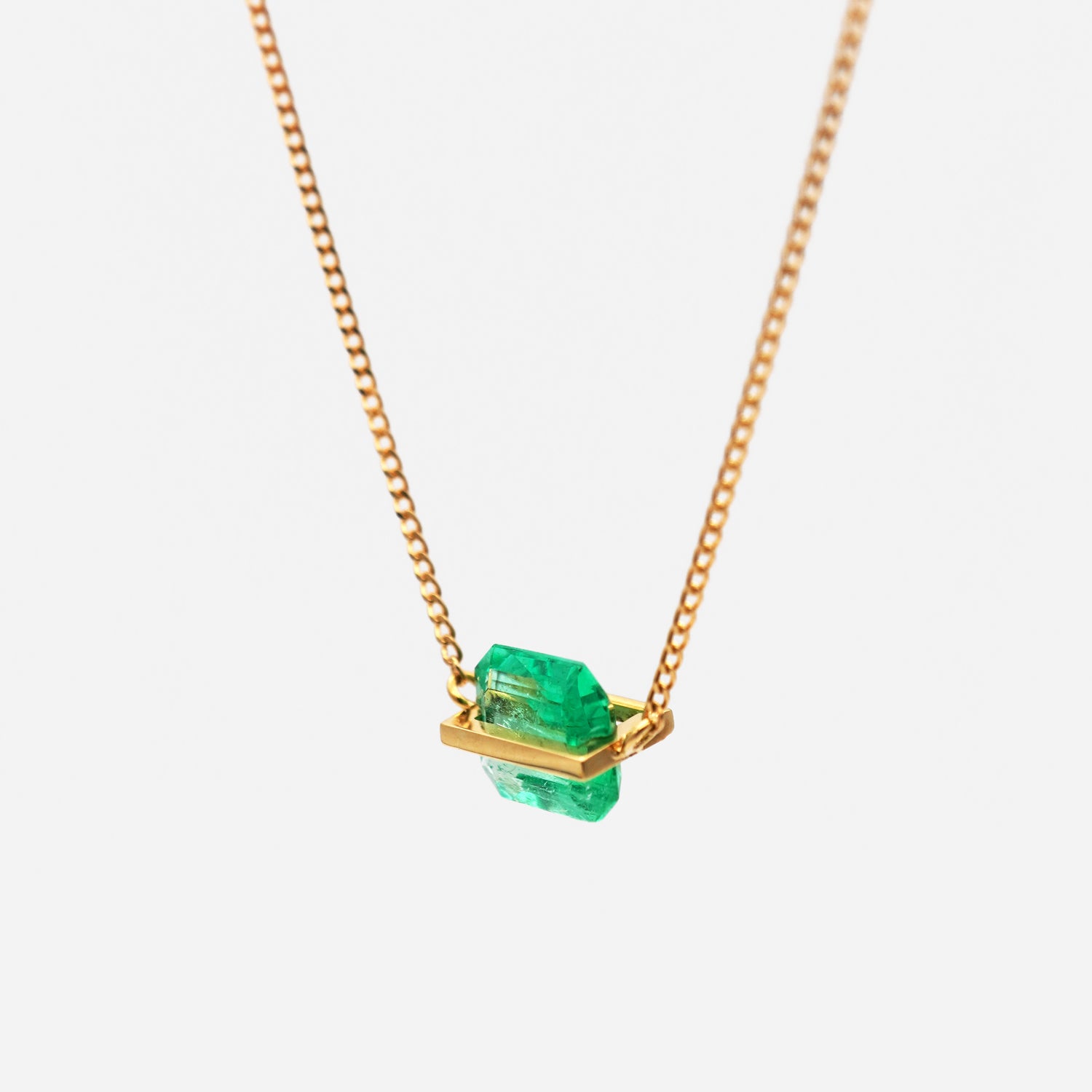 BAND NECKLACE EMERALD #2944