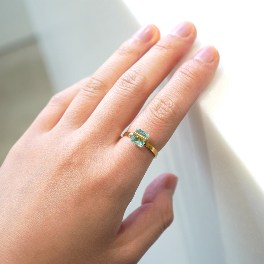BAND RING EMERALD #2892