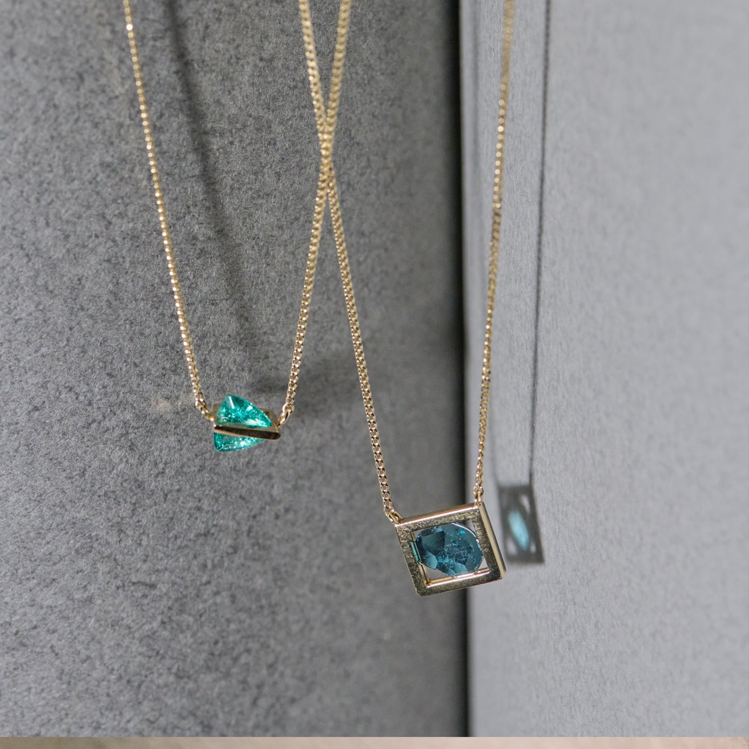 BAND NECKLACE EMERALD #3958