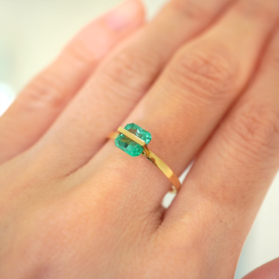 BAND RING EMERALD #2933