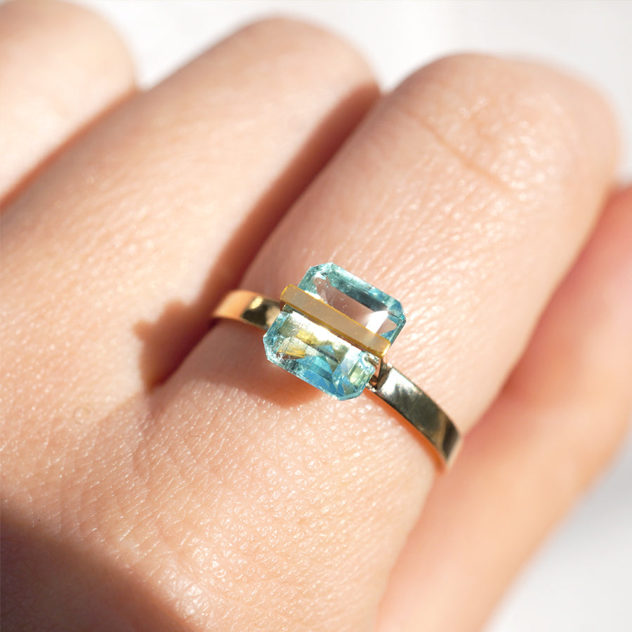 BAND RING EMERALD #2892