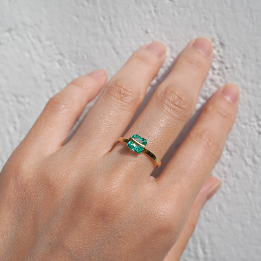 BAND RING EMERALD #2933
