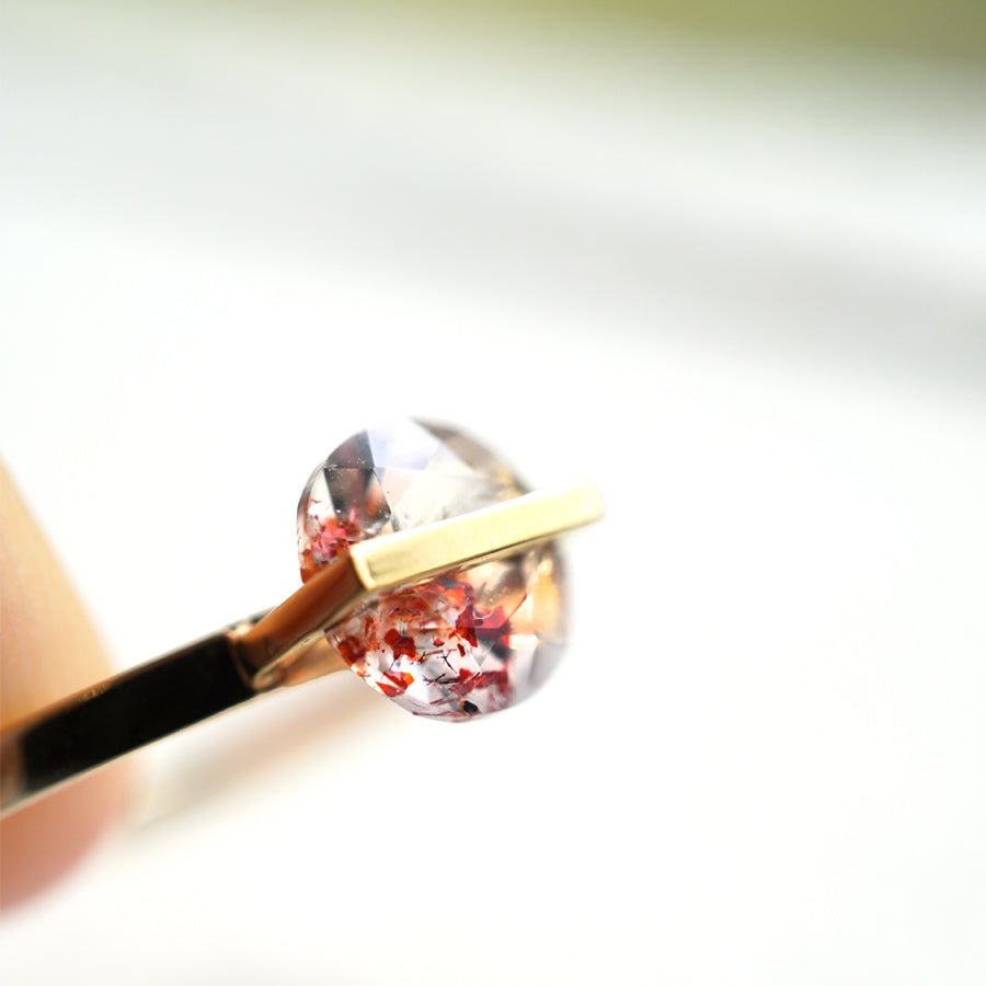 BAND RING FIRE QUARTZ #2924