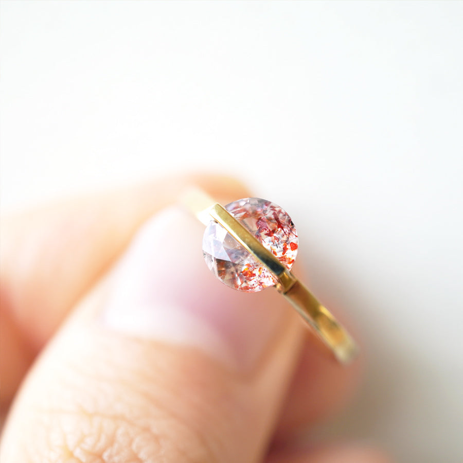 BAND RING FIRE QUARTZ #2924