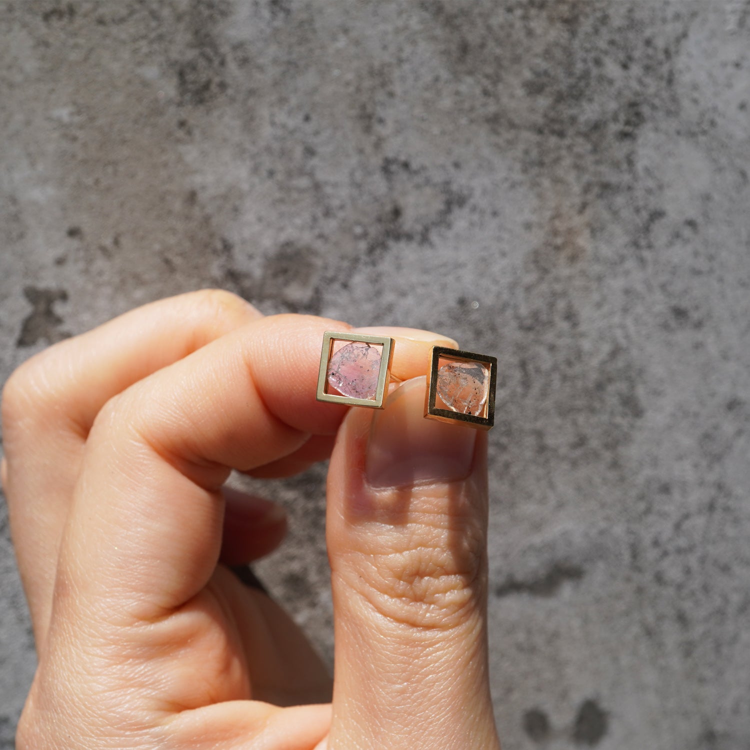 FRAME DIAMOND EARRING #2987