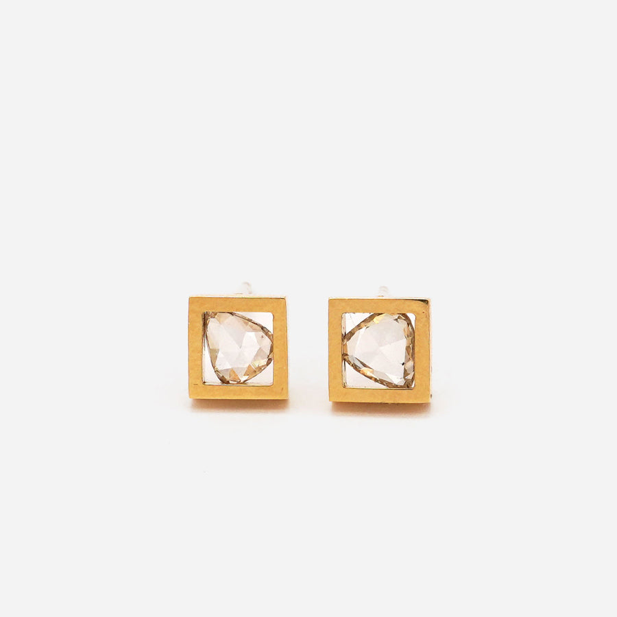 FRAME DIAMOND EARRING #4172