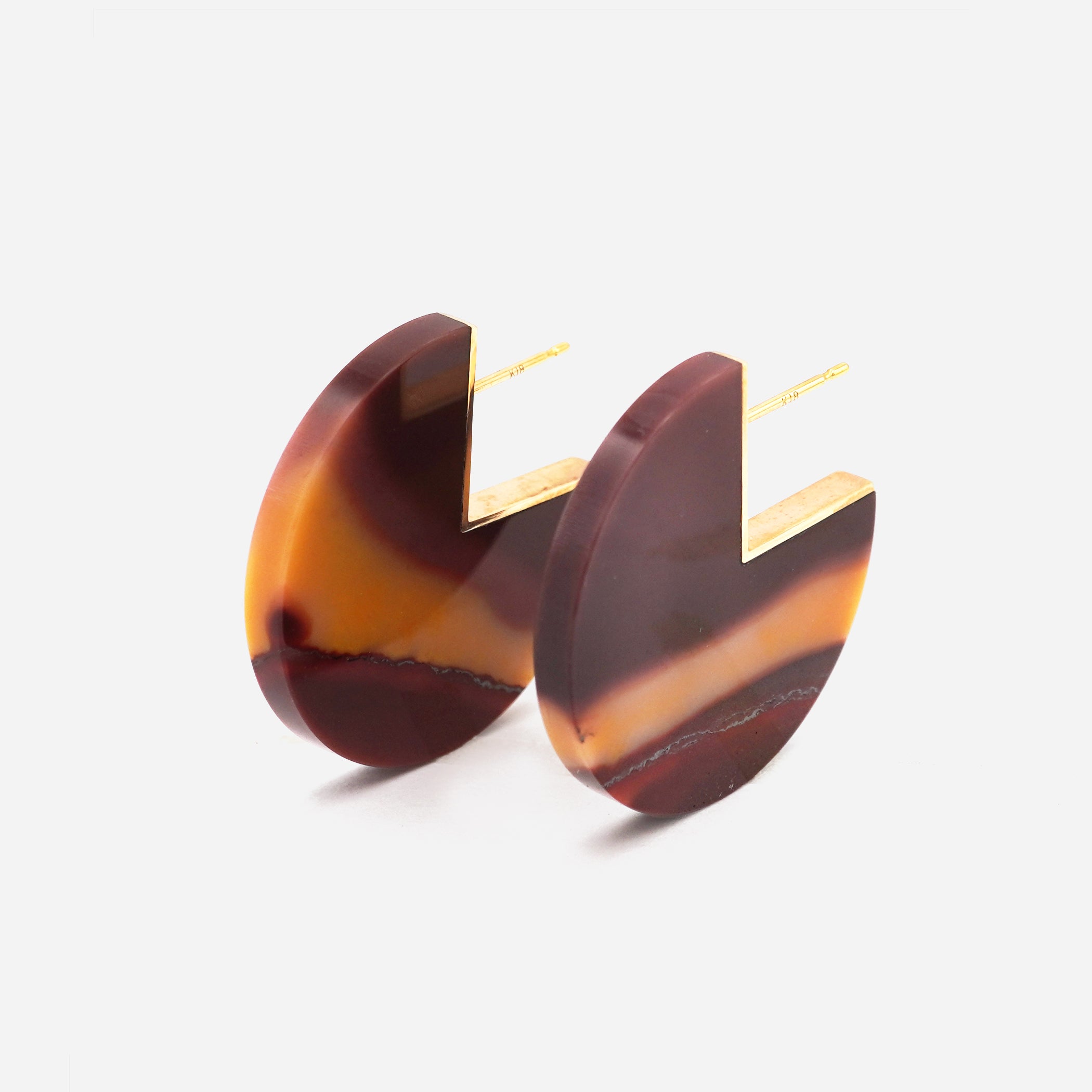 SLICE EARRINGS PAIR JUSPER #1372