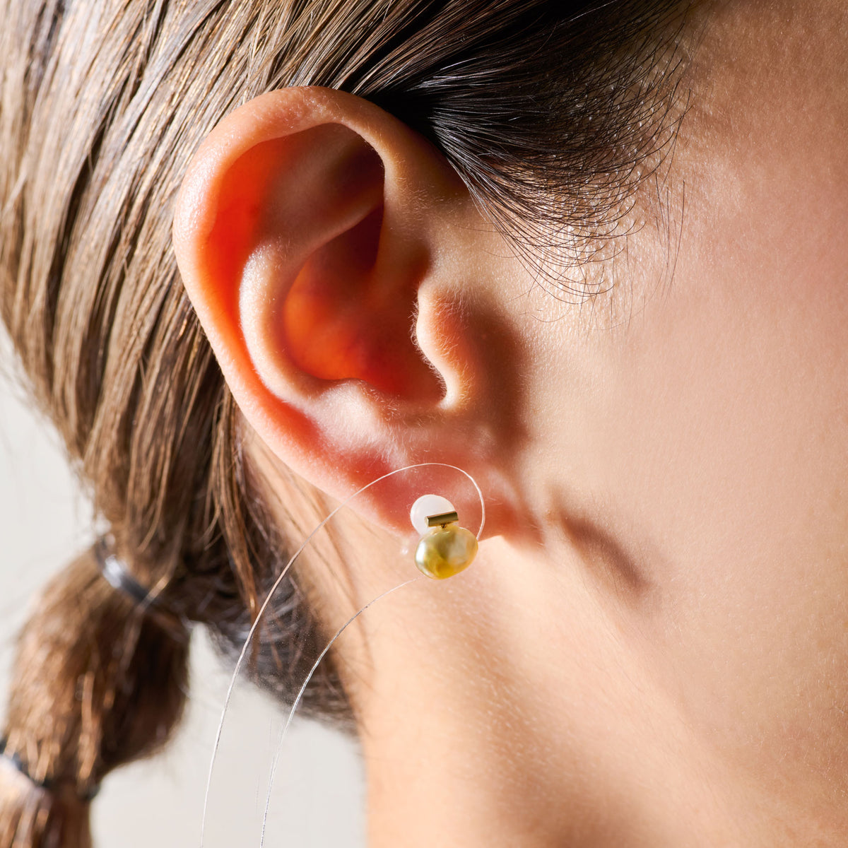 BAROQUE PEARL EARRING M