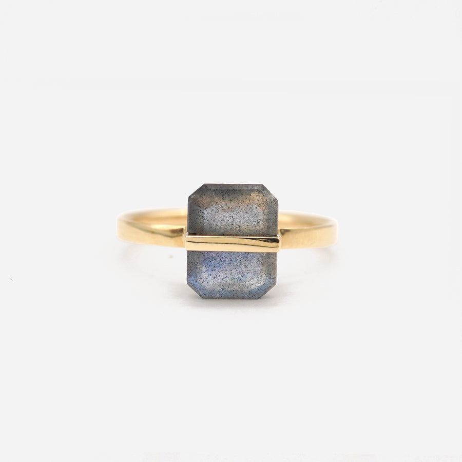 BAND RING LABRADORITE #3071