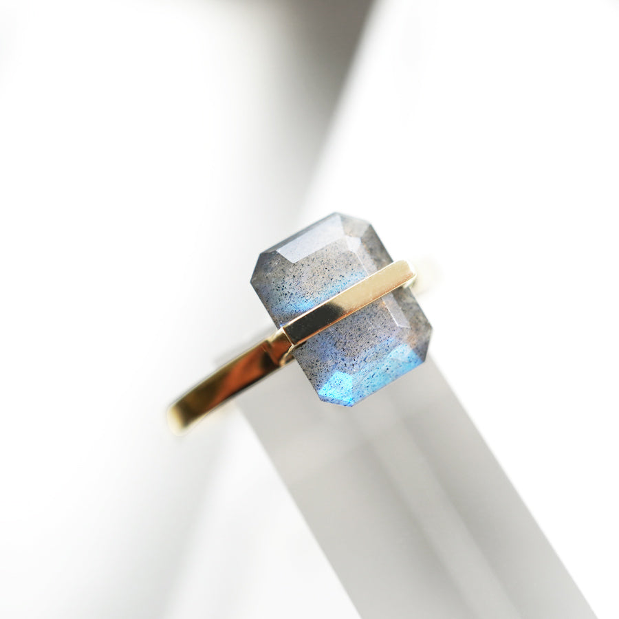 BAND RING LABRADORITE #3071