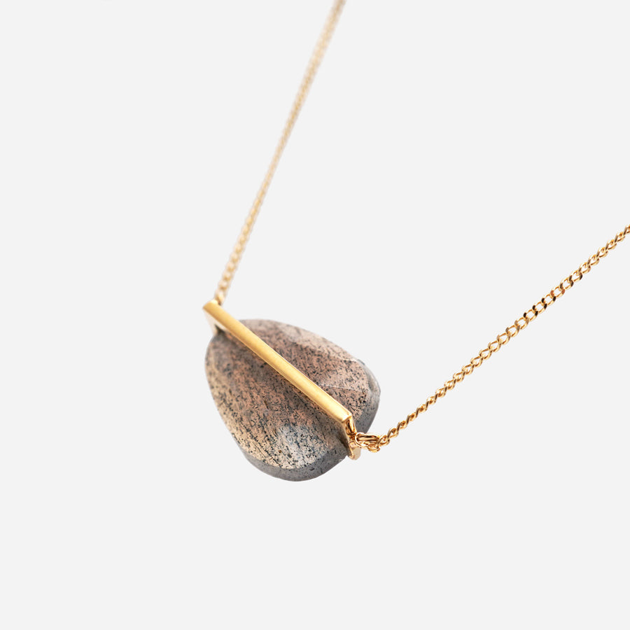 BAND NECKLACE LABRADORITE #4223