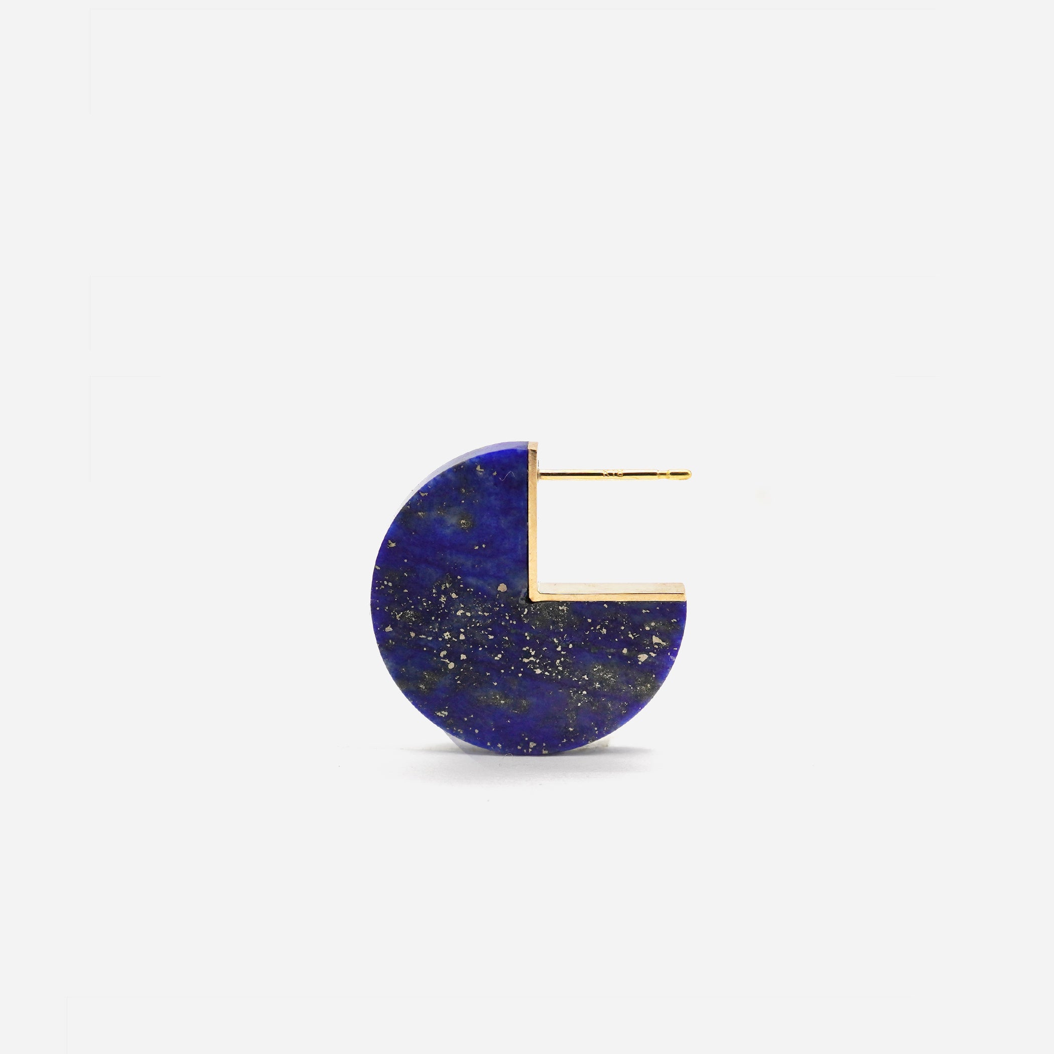 SLICE MINI EARRING SINGLE LAPIS LAZULI #3400