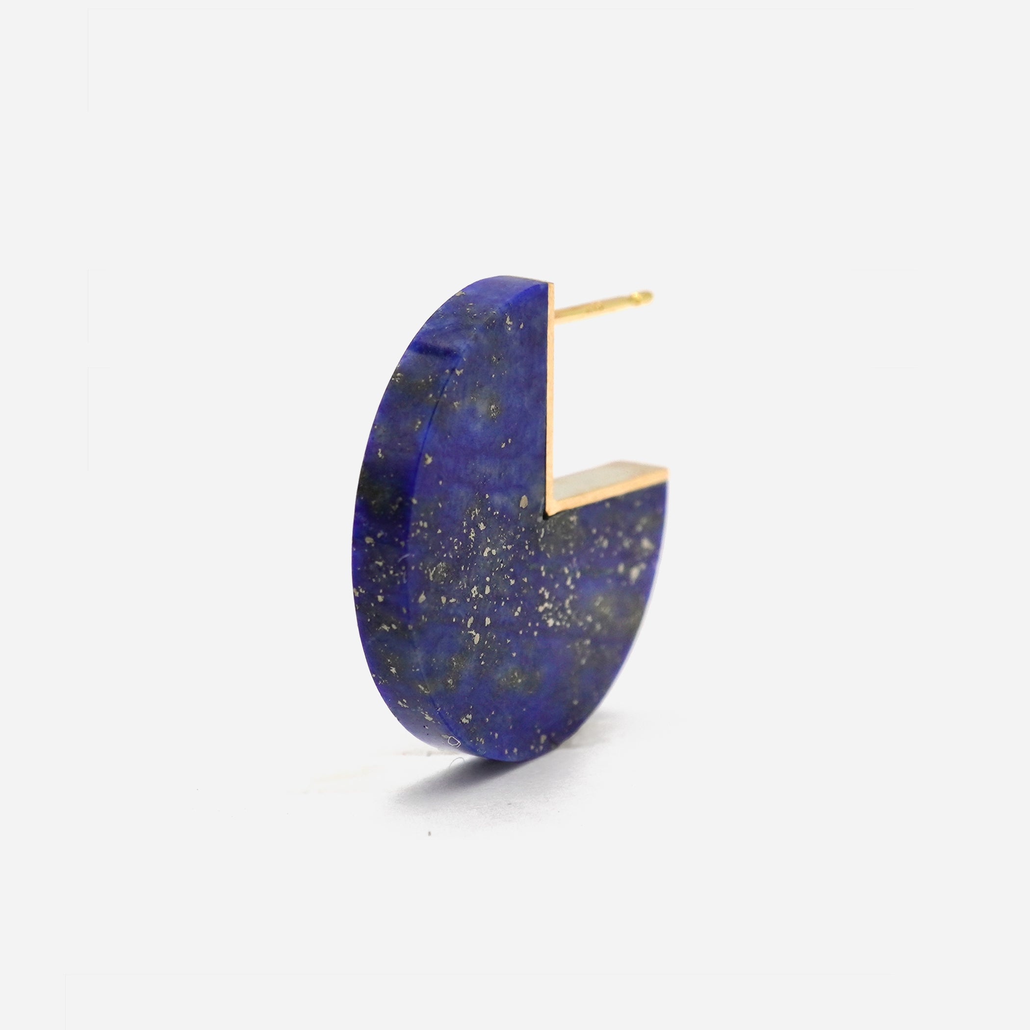 SLICE MINI EARRING SINGLE LAPIS LAZULI #3400