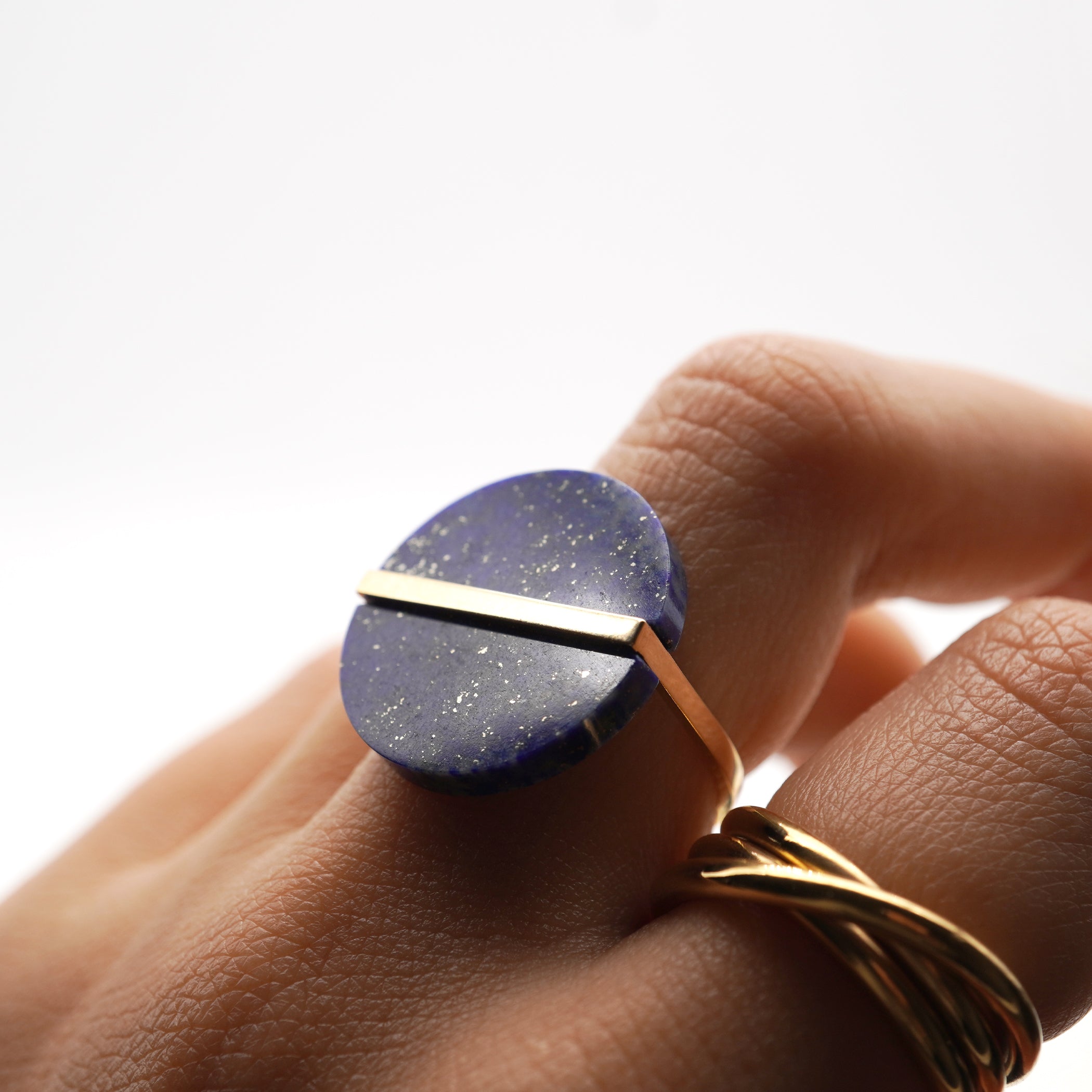 SLICE RING LAPIS LAZURI#3724