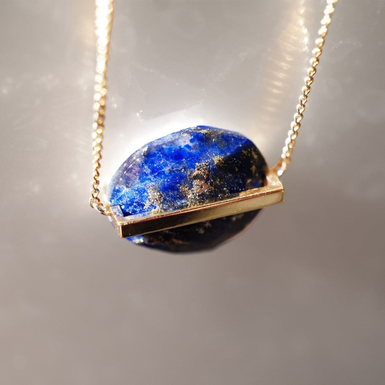 BAND NECKLACE LAPIS LAZULI #3076