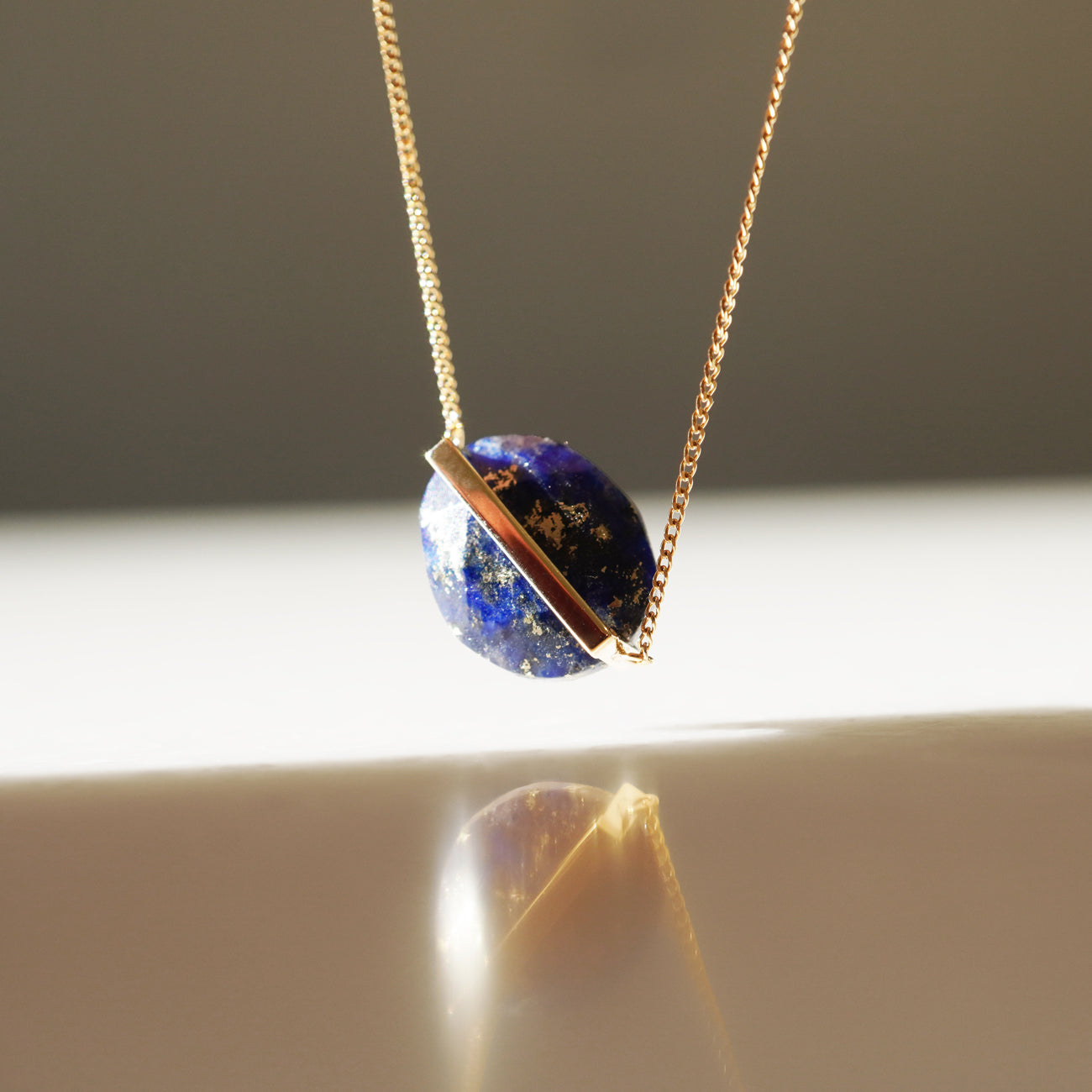 BAND NECKLACE LAPIS LAZULI #3076
