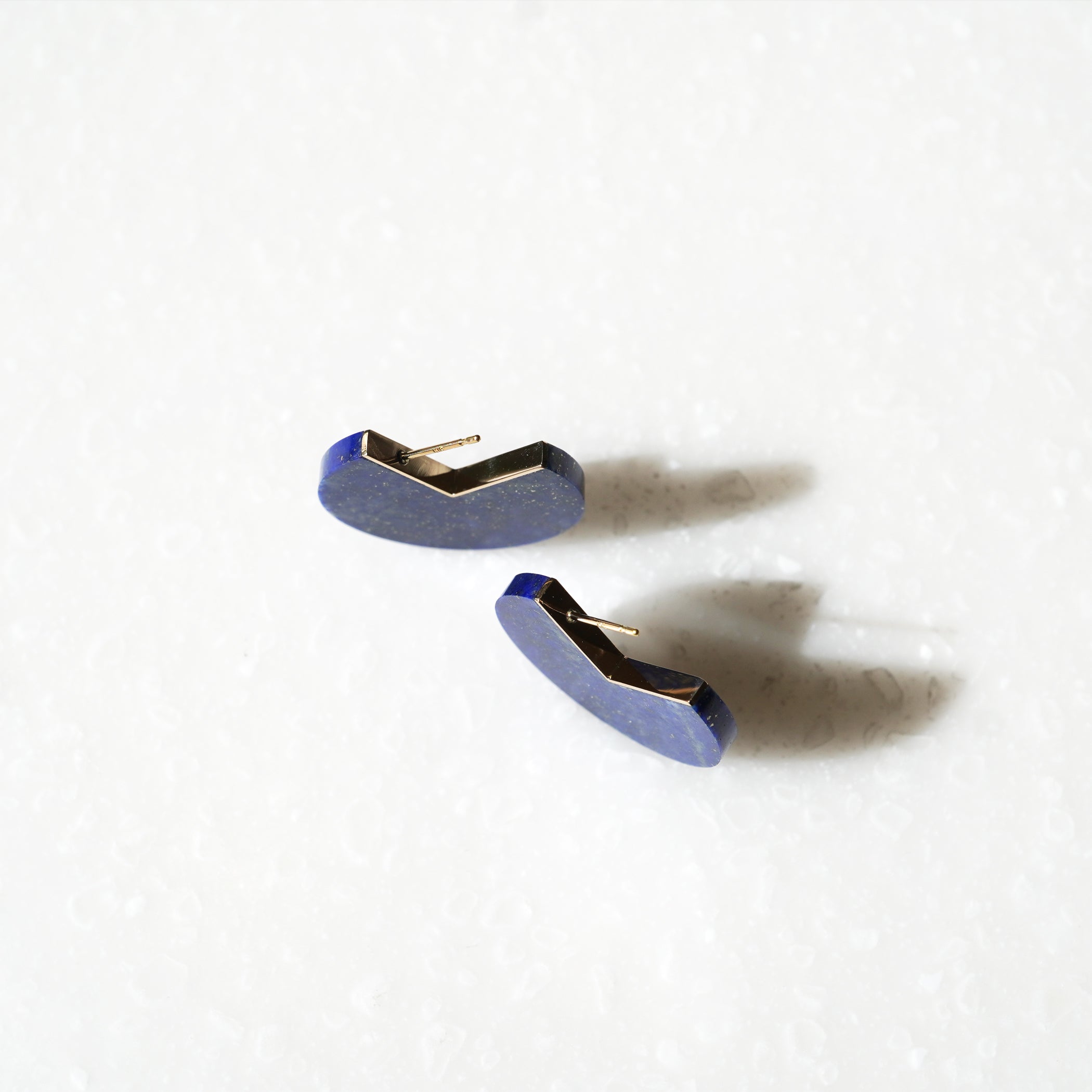 SLICE EARRINGS LAPISLAZURI #3730
