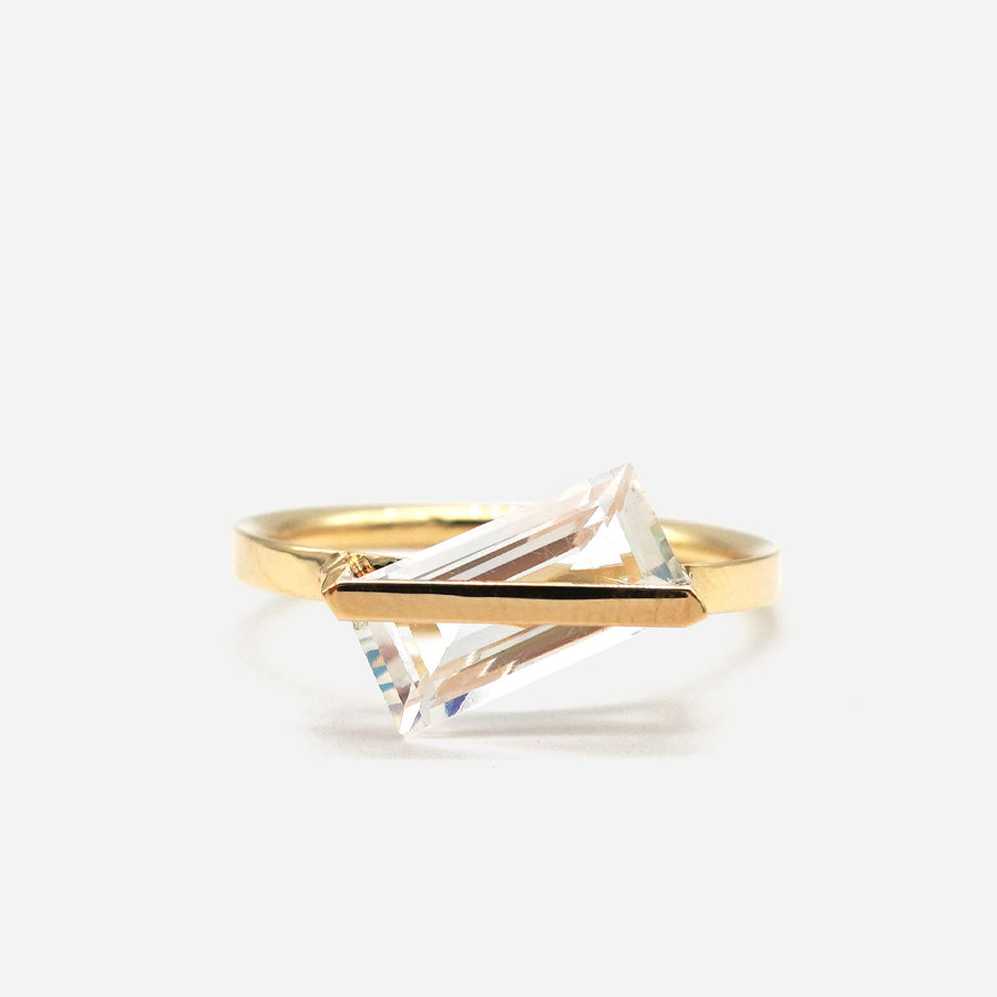 BAND RING RAINBOW MOONSTONE#4243
