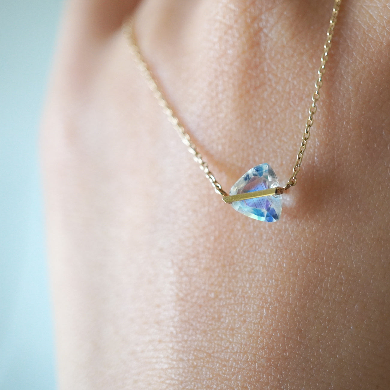 BAND NECKLACE MOONSTONE #3610