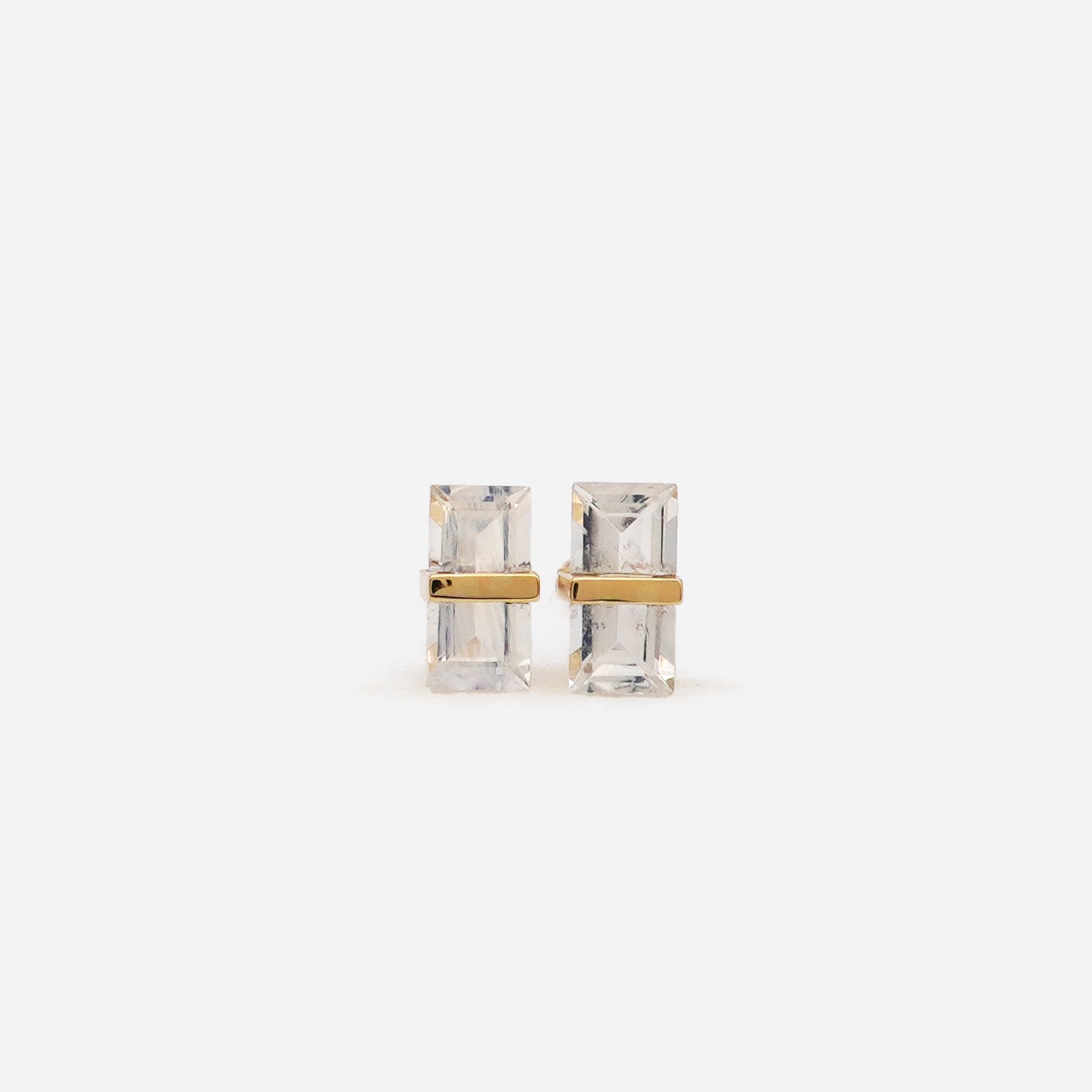 BAND EARRINGS MOONSTONE#3089