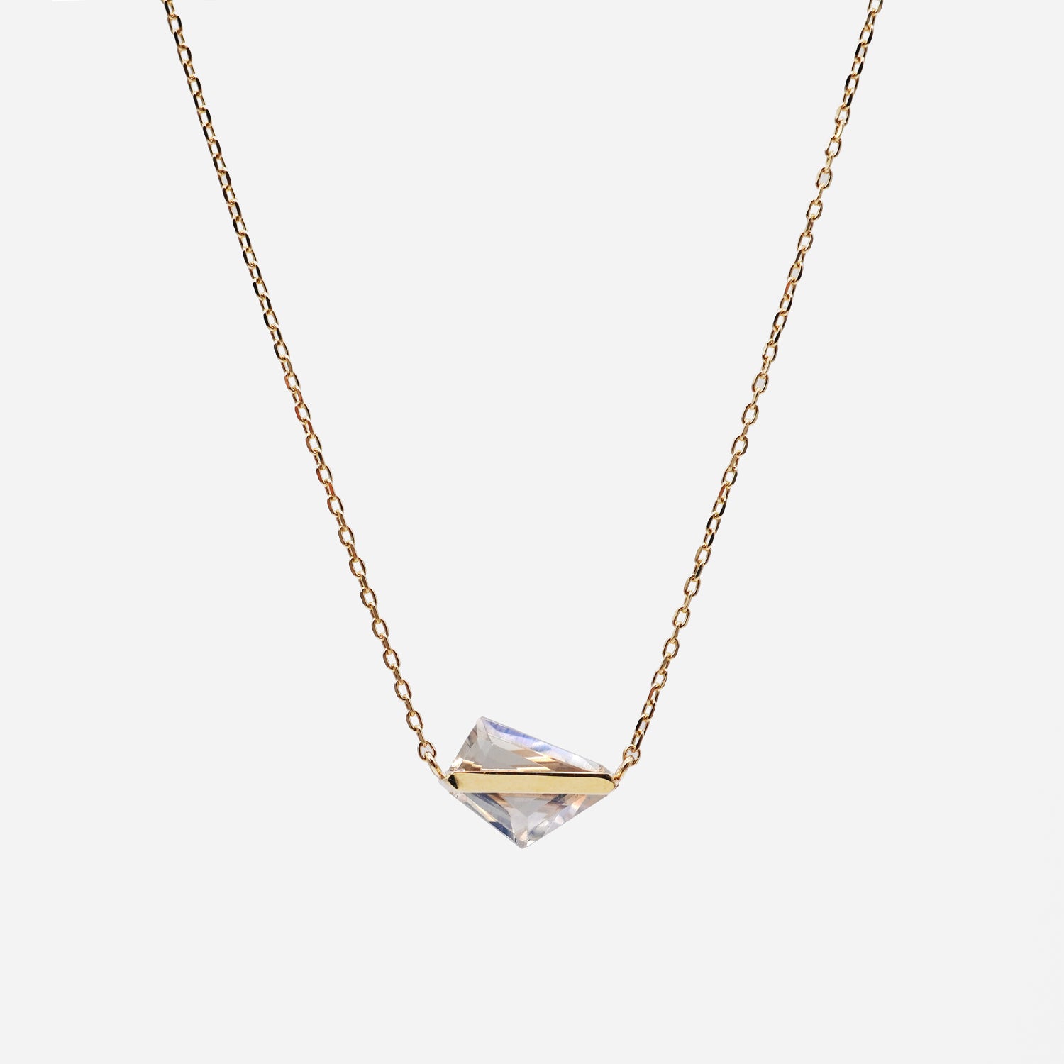 BAND NECKLACE MOONSTONE #3696