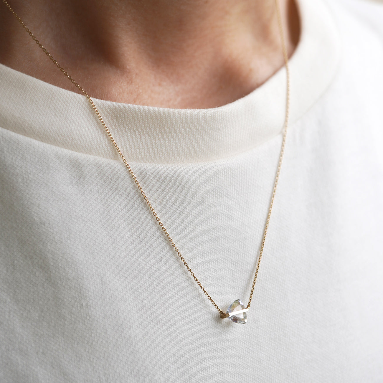 BAND NECKLACE MOONSTONE #3610