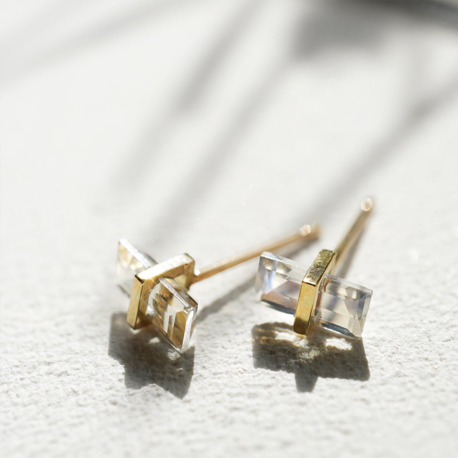 BAND EARRINGS MOONSTONE#3089