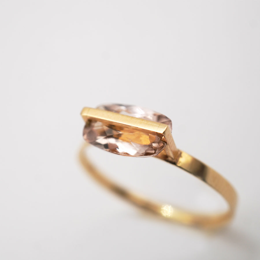 BAND RING MORGANITE#3843