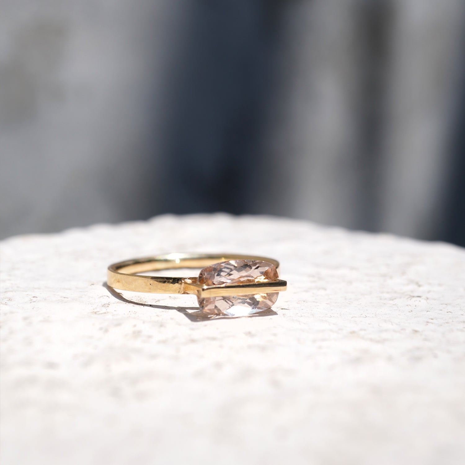 BAND RING MORGANITE#3843